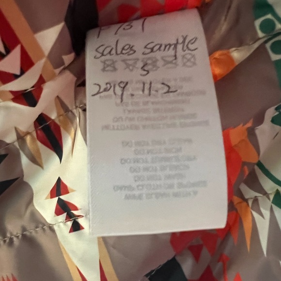 Small Pendleton rain coat quilted inside *sample - Picture 6 of 7